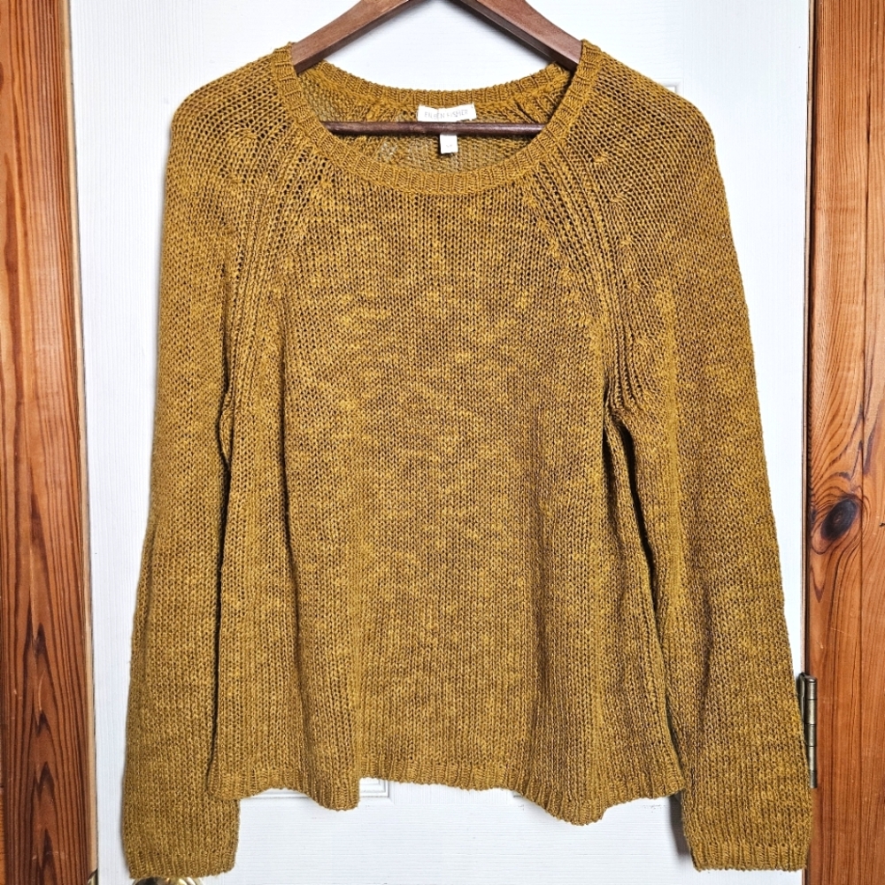 Eileen Fisher Size:S/P Green Sweater Organic Linen Organic Cotton